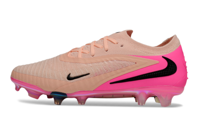 Nike Phantom 6 Low Elite FG Firm Ground Soccer Cleats - Pink/Black/Gold