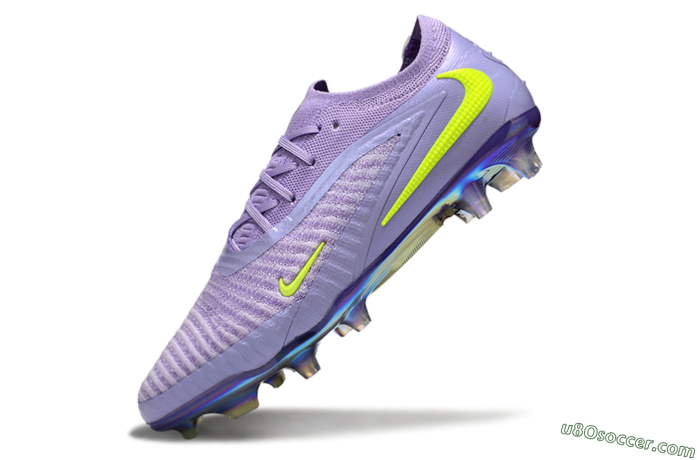 Nike Phantom 6 Low Elite FG Firm Ground Soccer Cleats - Purple/Yellow/Gold 5
