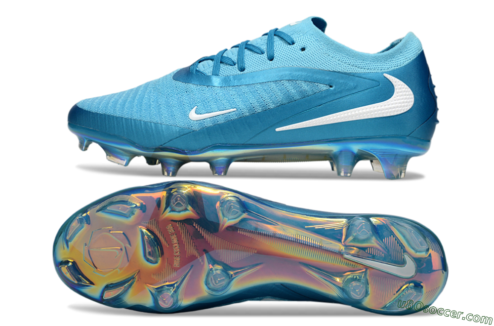 Nike Phantom 6 Low Elite FG Firm Ground Soccer Cleats - Jade/White/Gold 0