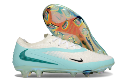 Nike Phantom 6 Low Elite FG Firm Ground Soccer Cleats - Beige/Jade/Gold