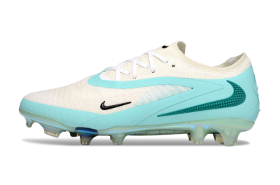 Nike Phantom 6 Low Elite FG Firm Ground Soccer Cleats - Beige/Jade/Gold