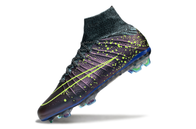 Nike Mercurial Superfly 4 Elite FG Firm Ground Soccer Cleats - Purple/Yellow/Blue