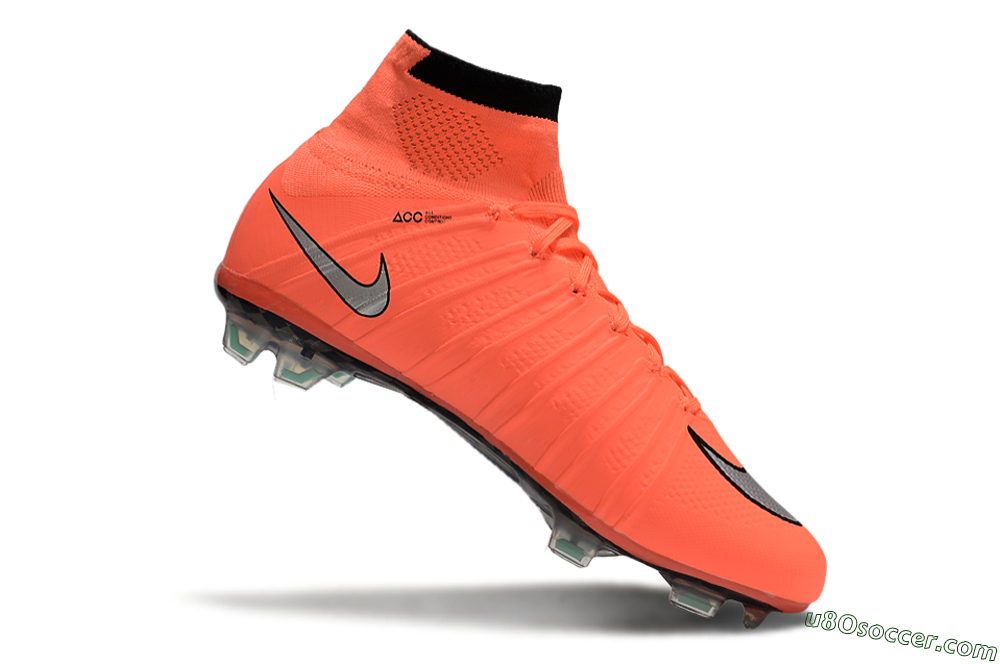 Nike Mercurial Superfly 4 Elite FG Firm Ground Soccer Cleats - Red/Silver/Black 4
