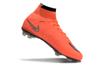 Nike Mercurial Superfly 4 Elite FG Firm Ground Soccer Cleats - Red/Silver/Black