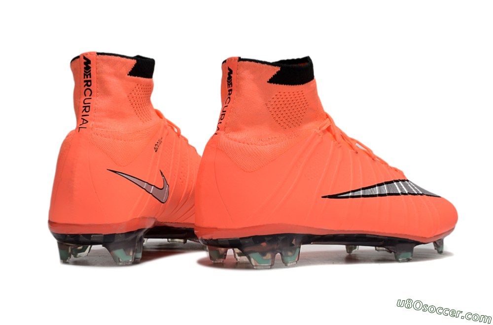 Nike Mercurial Superfly 4 Elite FG Firm Ground Soccer Cleats - Red/Silver/Black 6