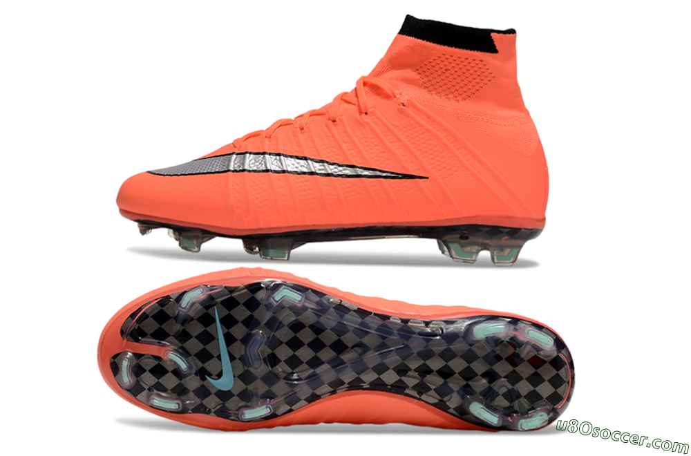 Nike Mercurial Superfly 4 Elite FG Firm Ground Soccer Cleats - Red/Silver/Black 0