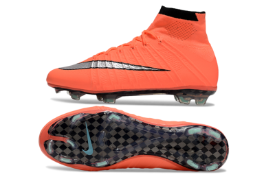 Nike Mercurial Superfly 4 Elite FG Firm Ground Soccer Cleats - Red/Silver/Black