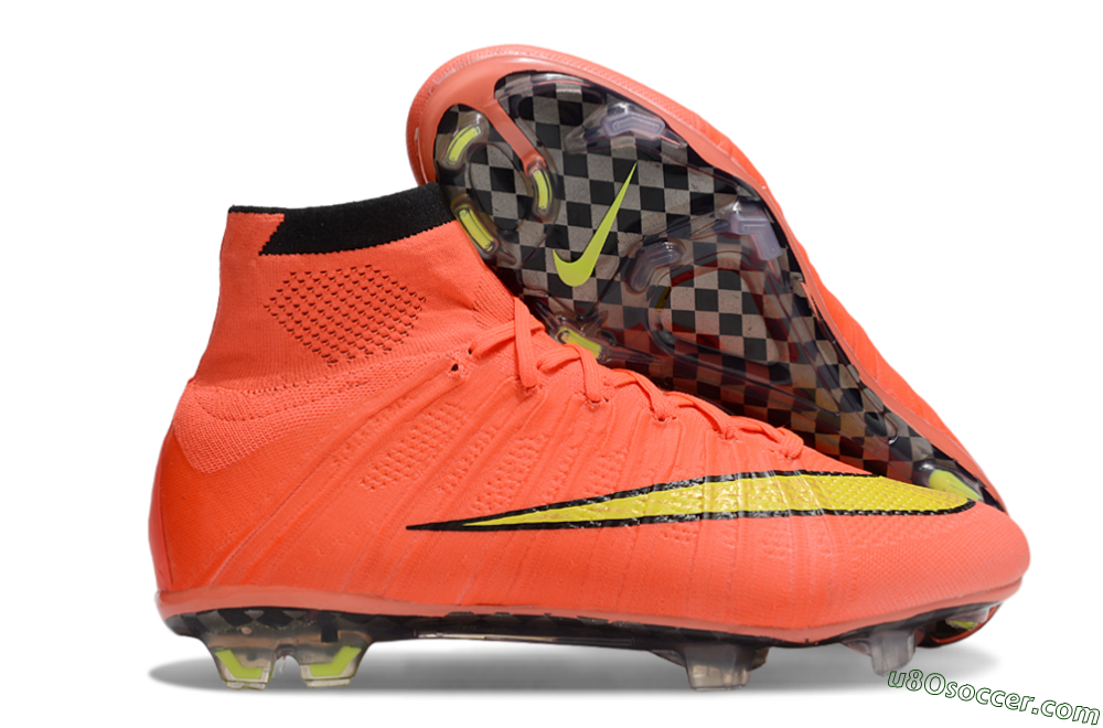 Nike Mercurial Superfly 4 Elite FG Firm Ground Soccer Cleats - Red/Black/Yellow 1