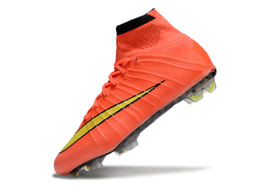 Nike Mercurial Superfly 4 Elite FG Firm Ground Soccer Cleats - Red/Black/Yellow