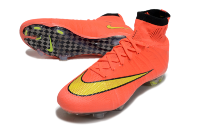 Nike Mercurial Superfly 4 Elite FG Firm Ground Soccer Cleats - Red/Black/Yellow