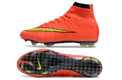 Nike Mercurial Superfly 4 Elite FG Firm Ground Soccer Cleats - Red/Black/Yellow