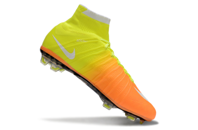 Nike Mercurial Superfly 4 Elite FG Firm Ground Soccer Cleats - Yellow/White/Orange