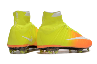 Nike Mercurial Superfly 4 Elite FG Firm Ground Soccer Cleats - Yellow/White/Orange