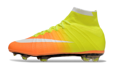 Nike Mercurial Superfly 4 Elite FG Firm Ground Soccer Cleats - Yellow/White/Orange