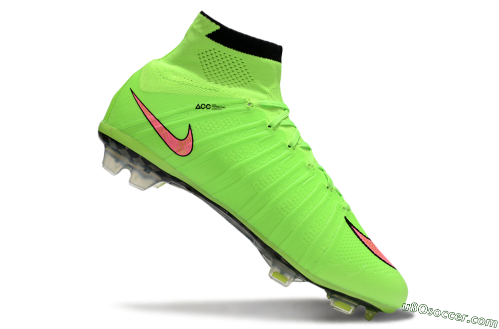 Nike Mercurial Superfly 4 Elite FG Firm Ground Soccer Cleats - Yellow/Black/Pink 4
