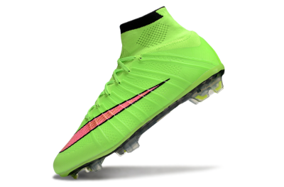 Nike Mercurial Superfly 4 Elite FG Firm Ground Soccer Cleats - Yellow/Black/Pink