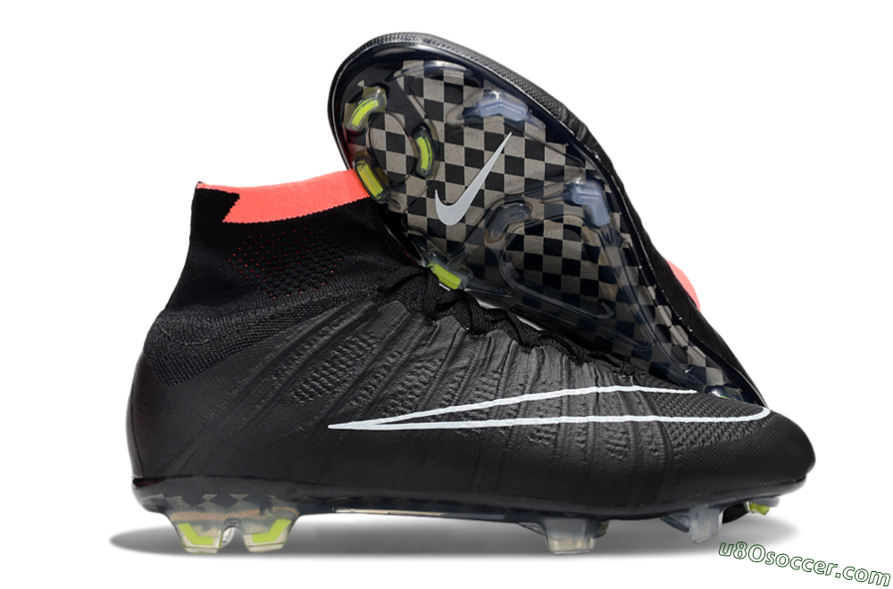 Nike Mercurial Superfly 4 Elite FG Firm Ground Soccer Cleats - Black/Pink/White 1