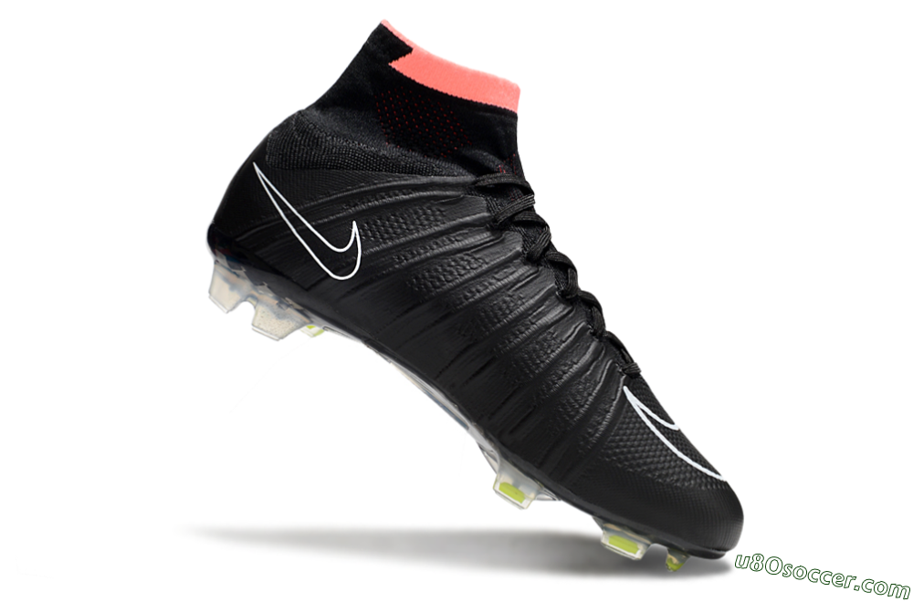 Nike Mercurial Superfly 4 Elite FG Firm Ground Soccer Cleats - Black/Pink/White 4