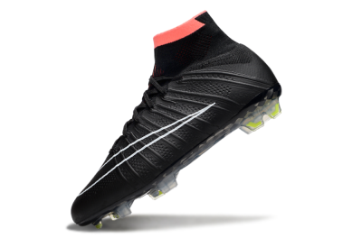 Nike Mercurial Superfly 4 Elite FG Firm Ground Soccer Cleats - Black/Pink/White