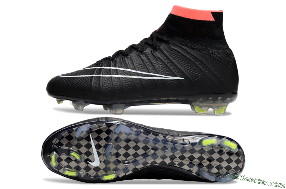 Nike Mercurial Superfly 4 Elite FG Firm Ground Soccer Cleats - Black/Pink/White 0