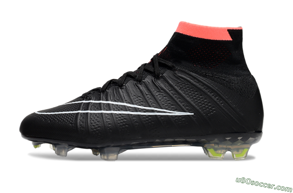 Nike Mercurial Superfly 4 Elite FG Firm Ground Soccer Cleats - Black/Pink/White 2
