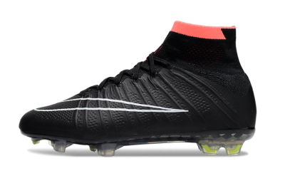 Nike Mercurial Superfly 4 Elite FG Firm Ground Soccer Cleats - Black/Pink/White