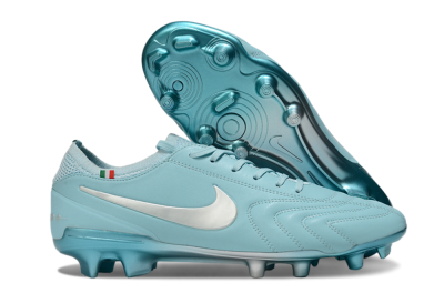 Nike Tiempo Legend 10 Elite FG Firm Ground Soccer Cleats - Jade/Silver