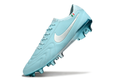 Nike Tiempo Legend 10 Elite FG Firm Ground Soccer Cleats - Jade/Silver