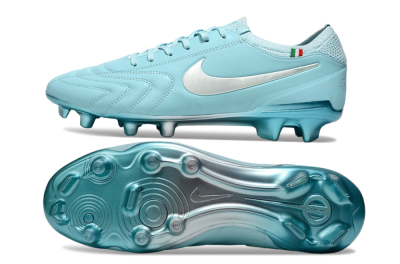 Nike Tiempo Legend 10 Elite FG Firm Ground Soccer Cleats - Jade/Silver