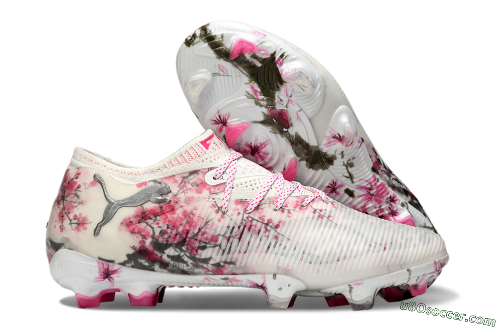 Puma Future 8 Ultimate FG Firm Ground Soccer Cleats - Beige/Pink/Brown 1