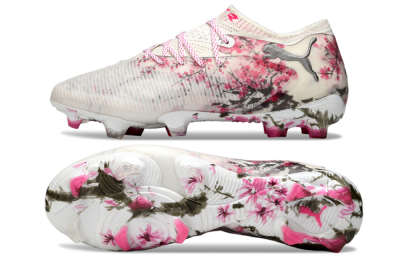 Puma Future 8 Ultimate FG Firm Ground Soccer Cleats - Beige/Pink/Brown