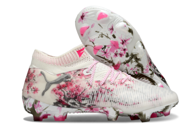 Puma Future 8 Ultimate FG Firm Ground Soccer Cleats - Beige/Pink/Brown