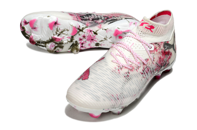Puma Future 8 Ultimate FG Firm Ground Soccer Cleats - Beige/Pink/Brown