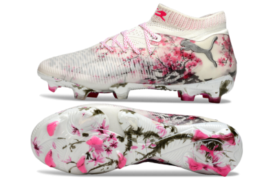Puma Future 8 Ultimate FG Firm Ground Soccer Cleats - Beige/Pink/Brown