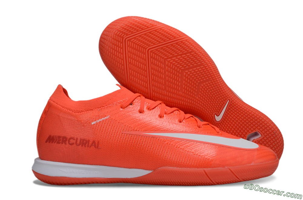 Nike Air Zoom Mercurial Vapor 16 Elite IC Indoor & Futsal Soccer Shoes - Red/White 1