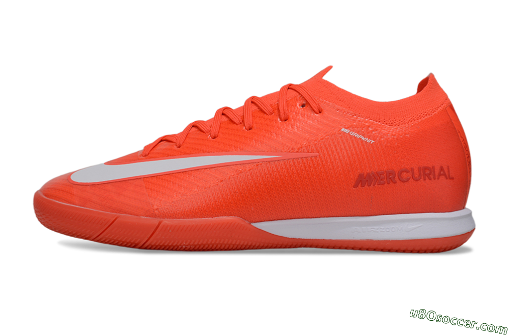 Nike Air Zoom Mercurial Vapor 16 Elite IC Indoor & Futsal Soccer Shoes - Red/White 2