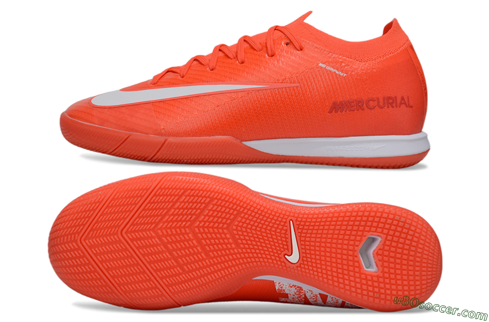 Nike Air Zoom Mercurial Vapor 16 Elite IC Indoor & Futsal Soccer Shoes - Red/White 0