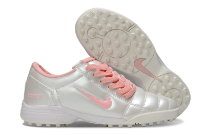 Nike Total 90 III TF Artificial Turf Soccer Shoes - Beige/Pink/White