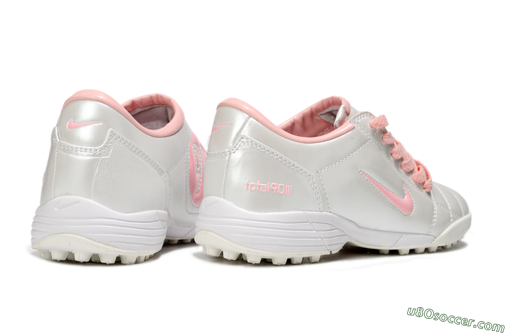 Nike Total 90 III TF Artificial Turf Soccer Shoes - Beige/Pink/White 6