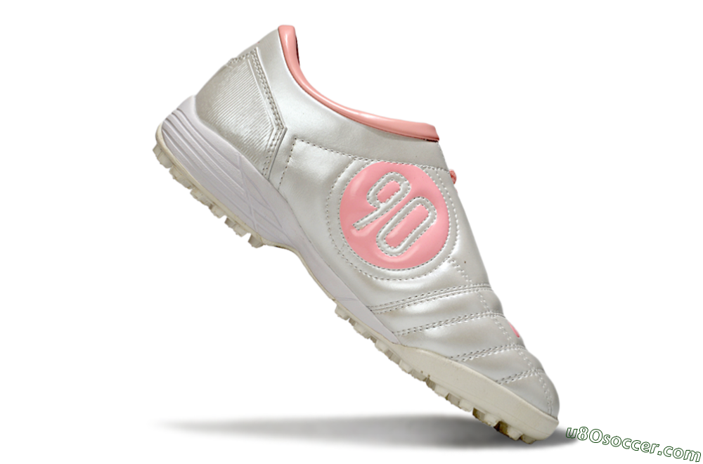 Nike Total 90 III TF Artificial Turf Soccer Shoes - Beige/Pink/White 4