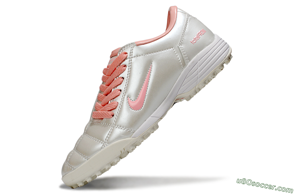 Nike Total 90 III TF Artificial Turf Soccer Shoes - Beige/Pink/White 5