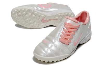 Nike Total 90 III TF Artificial Turf Soccer Shoes - Beige/Pink/White
