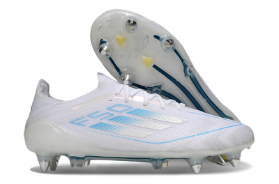 Adidas F50 Elite SG Soft Ground Soccer Cleats - White/Blue
