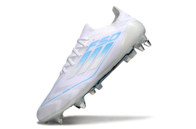 Adidas F50 Elite SG Soft Ground Soccer Cleats - White/Blue
