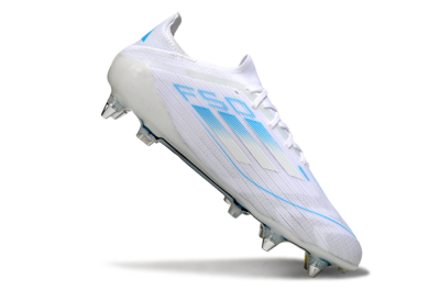 Adidas F50 Elite SG Soft Ground Soccer Cleats - White/Blue