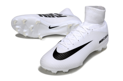 Nike Mercurial Superfly 5 Elite FG Firm Ground Soccer Cleats - White/Black