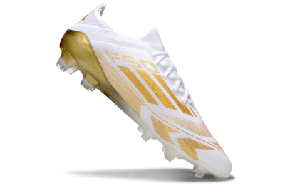 Adidas F50 Elite FG Firm Ground Soccer Cleats - White/Gold