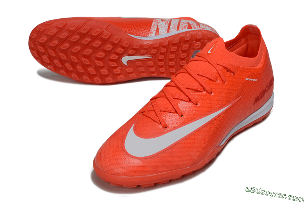 Nike Air Zoom Mercurial Vapor 16 Elite TF Artificial Turf Soccer Shoes - Red/White 3