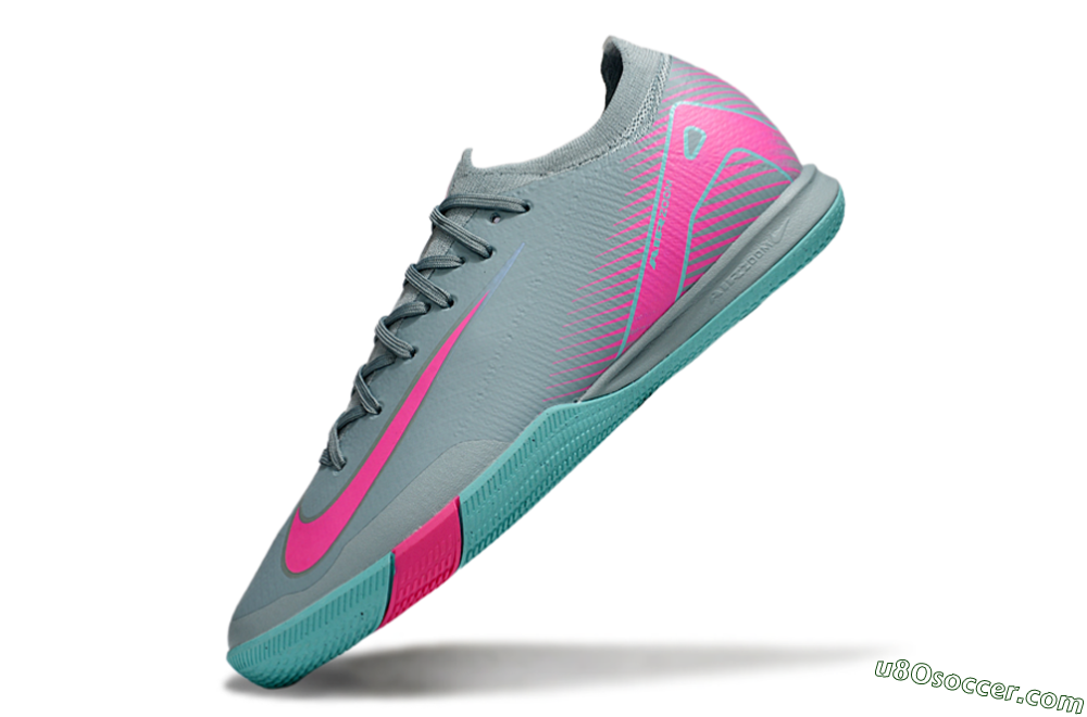Nike Air Zoom Mercurial Vapor 16 Elite IC Indoor & Futsal Soccer Shoes - Blue/Pink/White 5