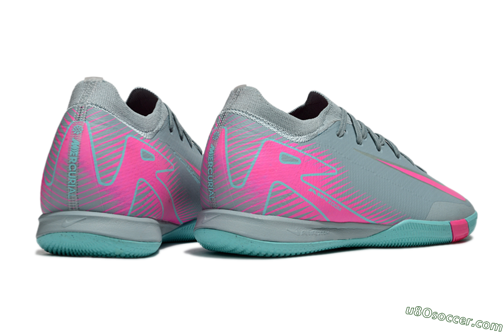 Nike Air Zoom Mercurial Vapor 16 Elite IC Indoor & Futsal Soccer Shoes - Blue/Pink/White 6